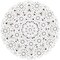 300 Pack Round Paper Doilies, 10 inches Round Medallions Lace Placemats for Crafts & Wedding
